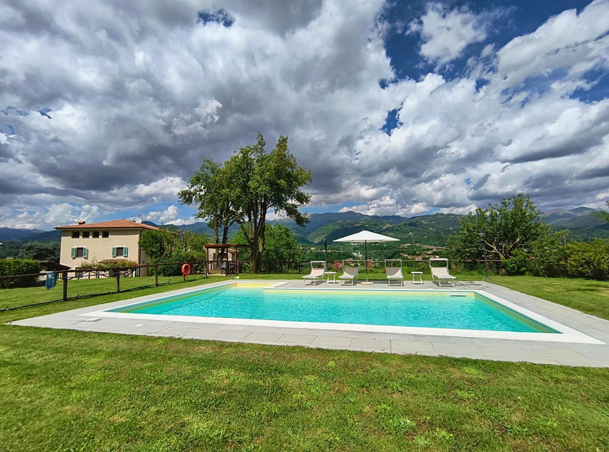 Villa Ai tre Campi Fornaci di Barga Esterno foto
